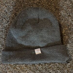 Gray Knit Beanie